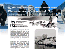 Tablet Screenshot of blankeneser-winterdienst.de